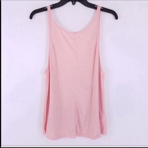 Free People Pink Ribbed Tank - Picture 4 of 6